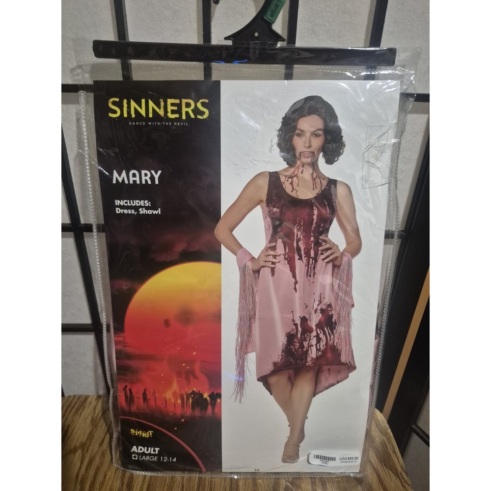 Sinners MARY Costume Adult LG 12-14